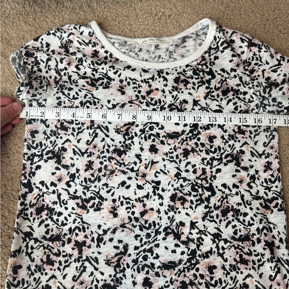 We The Free Floral Short Sleeve Women's Bohemian Cotton T-Shirt Size Xs - Picture 12 of 16